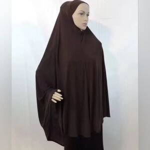 Islamic prayer hijab Long khimar Muslim prayer dress khimar abaya with sleeves